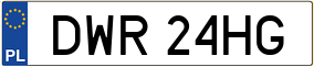 Truck License Plate